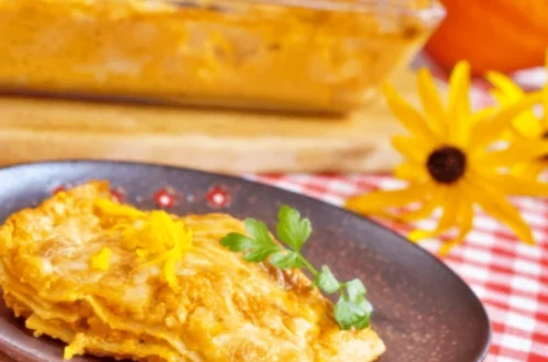lasagnes à la citrouille gratinées au four