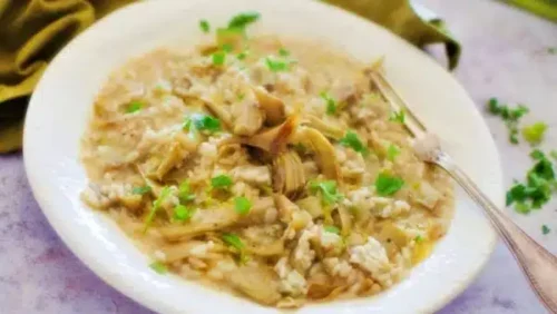 risotto aux artichauts crémeux