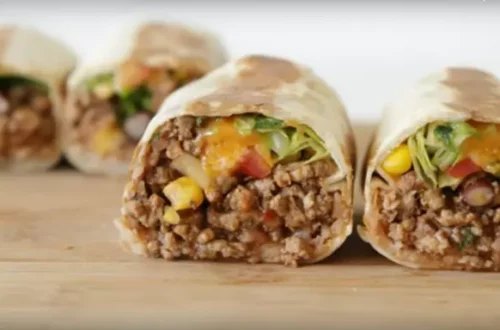 burrito au boeuf maison