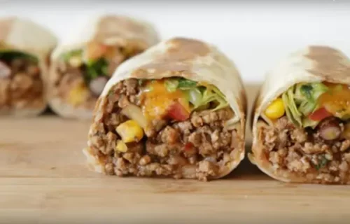 burrito au boeuf maison