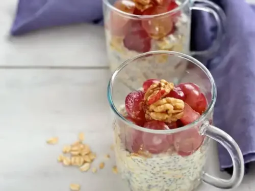 gruau overnight oats flocons avoine